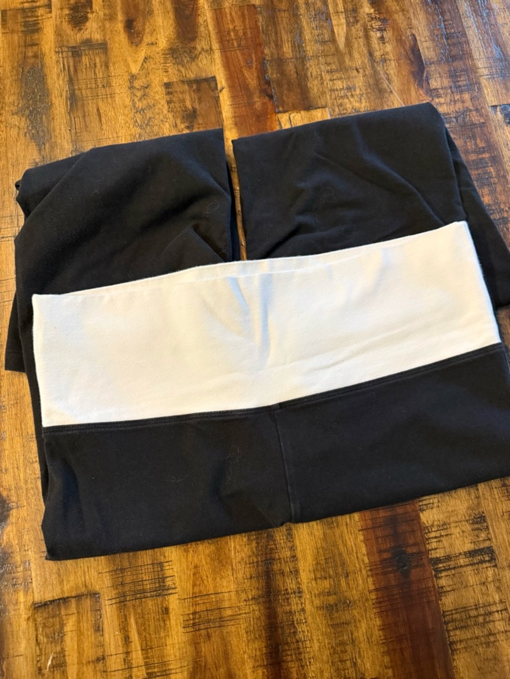 Victoria's Secret Yoga capri length loungewear. black white sz S women's - Picture 5 of 6